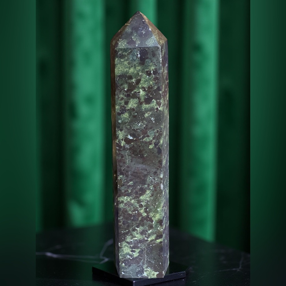 Grape Agate Crystal Tower 9 1/2 tall